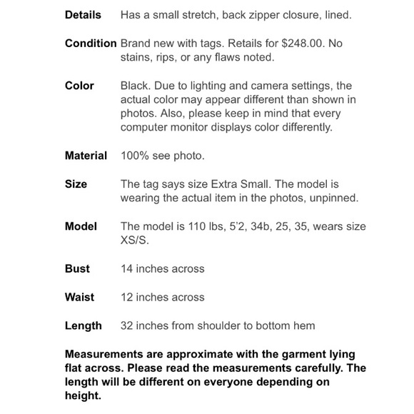 BCBGMAXAZRIA Black Sheer Mesh Short Mini Dress XS - Picture 8 of 8